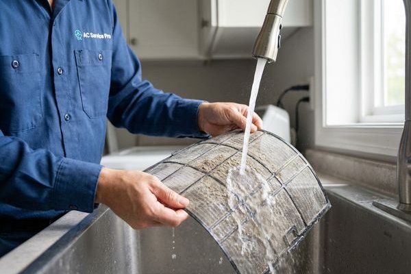 Standard Aircond Cleaning work sample 1