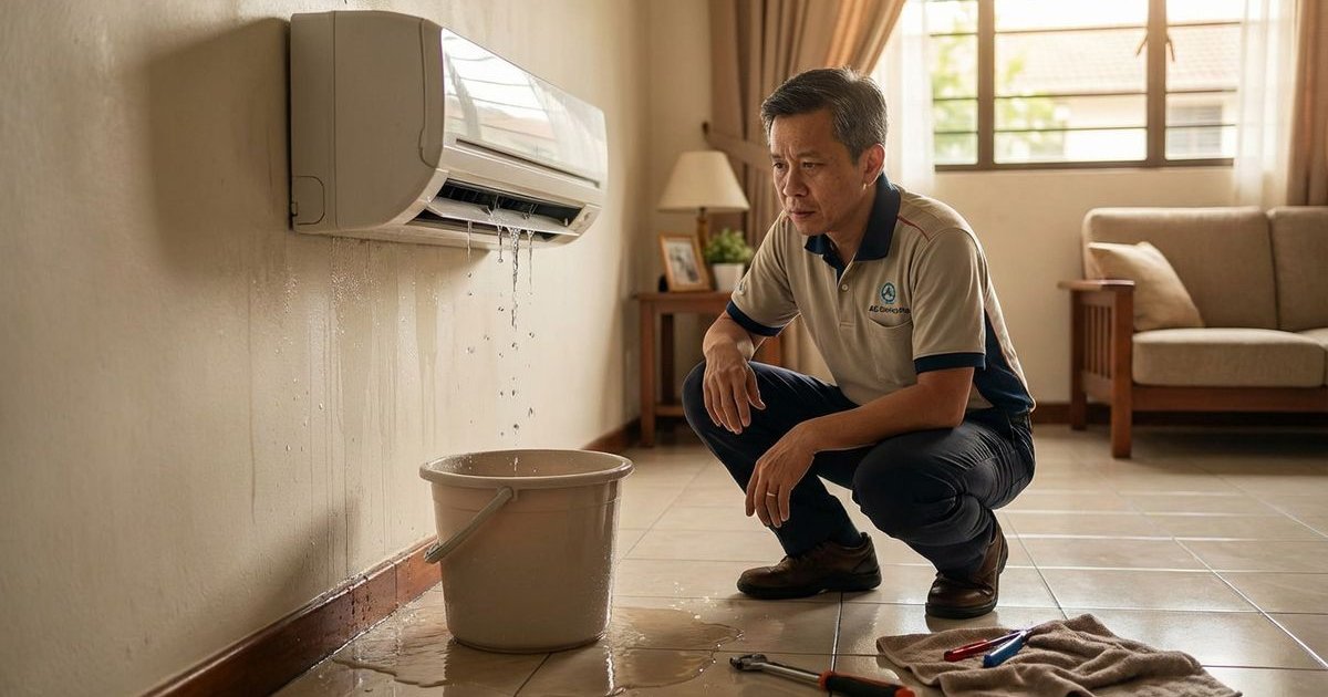 Why Is My Aircond Leaking Water? Causes and Fixes